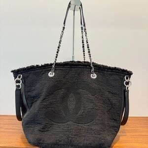 Chanel Deauville Double Face Square Bag